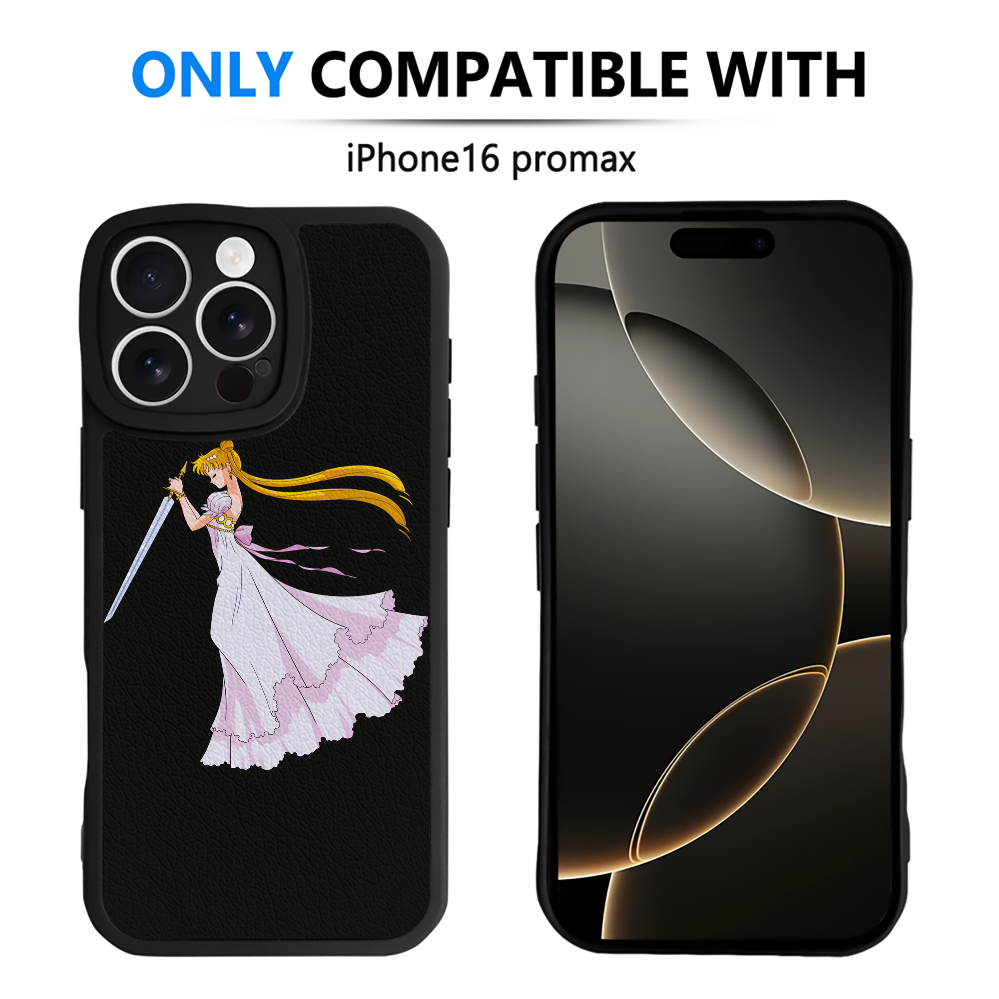 （画像用） 美少女戦士セーラームーン 愛野 美奈子 あいの みなこ Sailor Moon Aino Minako 【iPhone 16シリーズ対応】シリコンスマホケース（レザー調） 材質：シリコン